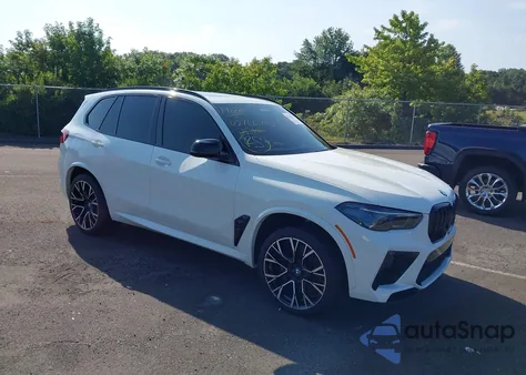 2022 BMW X5 M из США, поврежденный, VIN 5YMJU0C01N9N02563